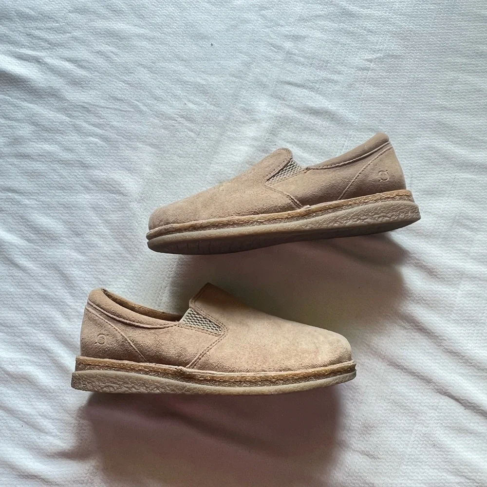 Born‎ Beige Suede Loafers
